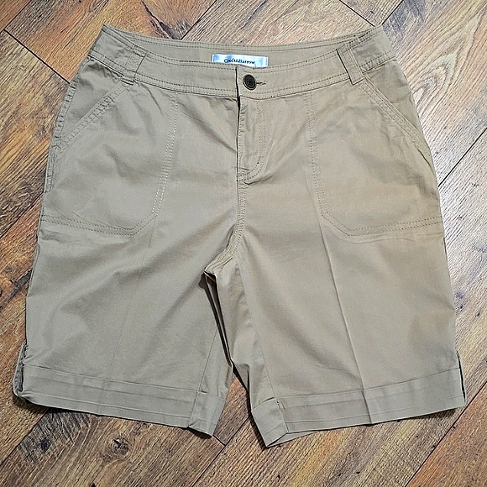 Croft & Barrow Beige Stretch Shorts